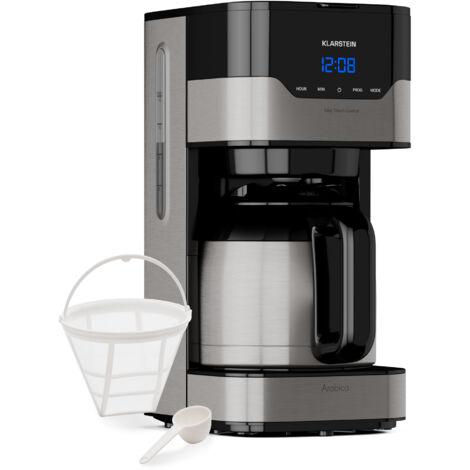 Klarstein 1,2 L Kaffeemaschine mit Thermoskanne und Timer ...