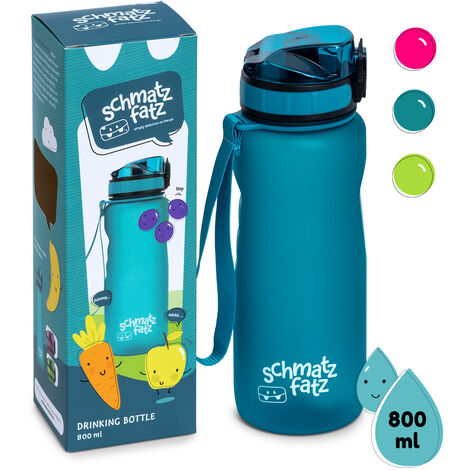 Trinkflasche 1L Mit Filter & Zeitmarkierung - Motivational Wasserflasche Für Sport & Alltag