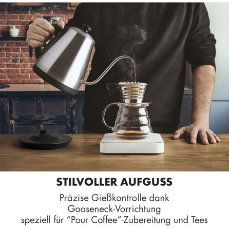 Türkischer Teekocher Elektrisch - 3.5 L, 1800W, Edelstahl, Mit Warmhaltefunktion & Trockenkochschutz