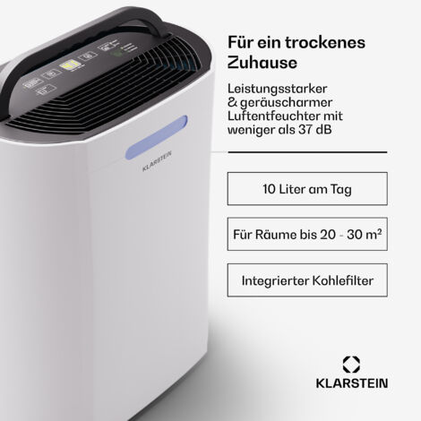 BEKO Luftentfeuchter BDPO 010, 10L/Tag – Leise, Mit R290 Kühlgas, Touch-Bedienfeld & 12h Timer