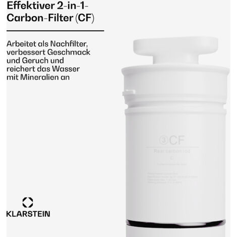 Klarstein Omgekeerde osmose-filter, PAC vervangingsfilter voor