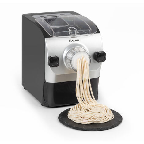 Klarstein Pastamania Nudelmaschine, automatische Zubereitung, Leistung: 260 Watt, 7 Aufsätze, Kapazität: 500 g Mehl, Betriebsgeräusch: 60 dB, LED-Display, Knetvorgang: 3 Minuten