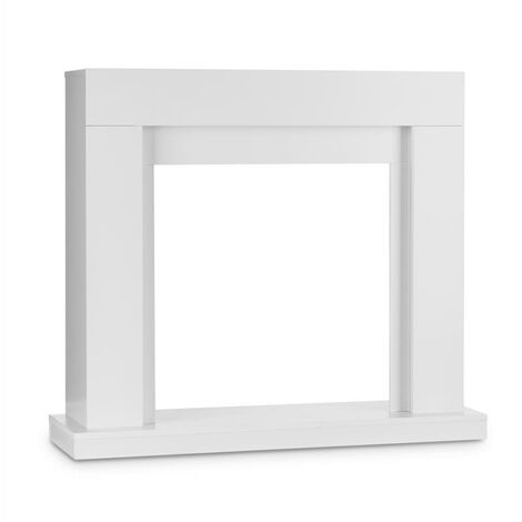 Studio Frame Kamingehäuse MDF modernes Design weiß