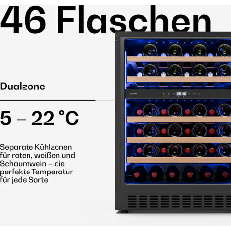 Weinkuhlschrank Einbau 2 Zonen