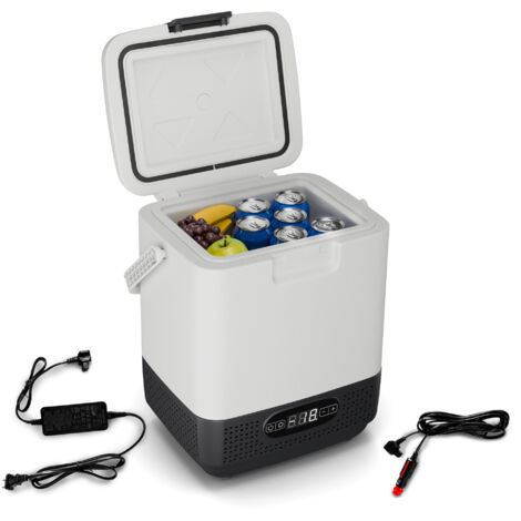 Klarstein SwiftFrost 12-Liter-Kühlbox Tragbare elektrische Kühlbox mit Kompressor, LED-Anzeige, Dual Power (12V/230V), -20°C bis 20°C, ECO- und MAX-Modi, Ideal für Camping und Zuhause, Gefrierbox (1/5)