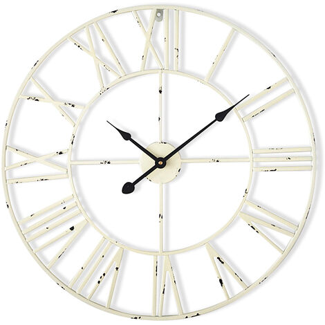 CalleaDesign Wanduhr Athena – 60 Cm Aluminium-Zeiger, Handbemalt In Italien