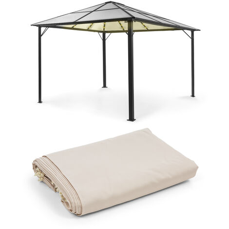 Blumfeldt Pantheon Solid Sky Ambient Solar Pavillon 3x4 m Dach transparent