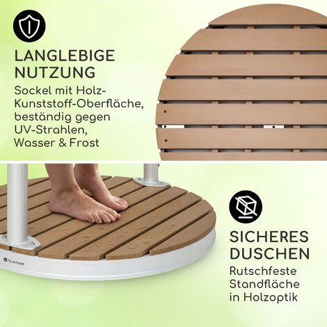 Blumfeldt Blumfeldt Mobile Gartendusche, Aussendusche für den Garten