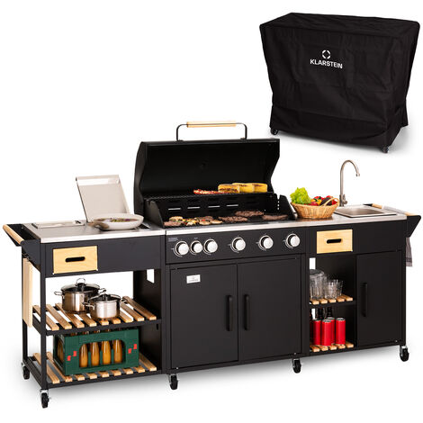 Klarstein Klarstein Gasgrill mit Großer Grillfläche, 7200 W Gasgrill