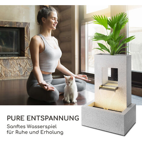 Fontana Decorativa Blumfeldt Bloomingstone Con Vaso Integrato - Per Interni Ed Esterni - Foto 4