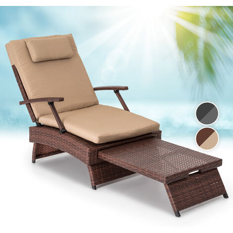 Atout Ciel Gestepptes Sonnenkissen 190x60cm - Wendbar & Wasserabweisend In 4 Farben