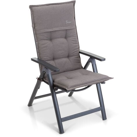 Blumfeldt Homeoutfit24 Gartenstuhlauflagen Hochlehner 6erSet, Auflagen