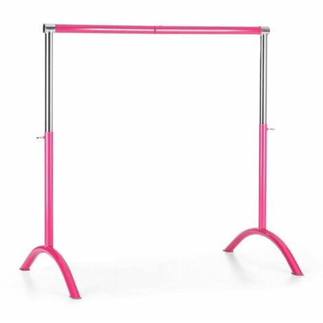 Bar Lerina Balley Bar mobile 110x113cm height adjustable steel pink - Pink