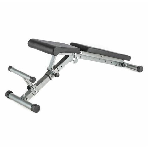 Flaptor foldable weight bench silver/black