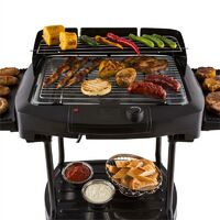 oneconcept Dr. Beef II Table Electric Grill Stand 2000W Thermostat - Black