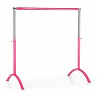 Bar Lerina Balley Bar mobile 110x113cm height adjustable steel pink - Pink