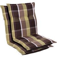 Blum Prato, Upholstery, Armchair Cushion, Low-Back Garden Chair, Polyester, 50x100x8cm