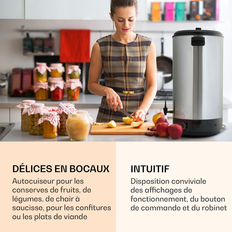 Klarstein Distributeur Eau Chaude à Ebullition Rapide, Distributeur Boisson  Chaude de Cuisine, Eau Chaude Instantanée de 60L, Distributeur a Boisson,  Distributeurs à Eau en Acier Inoxydable de 2500W : : Cuisine et