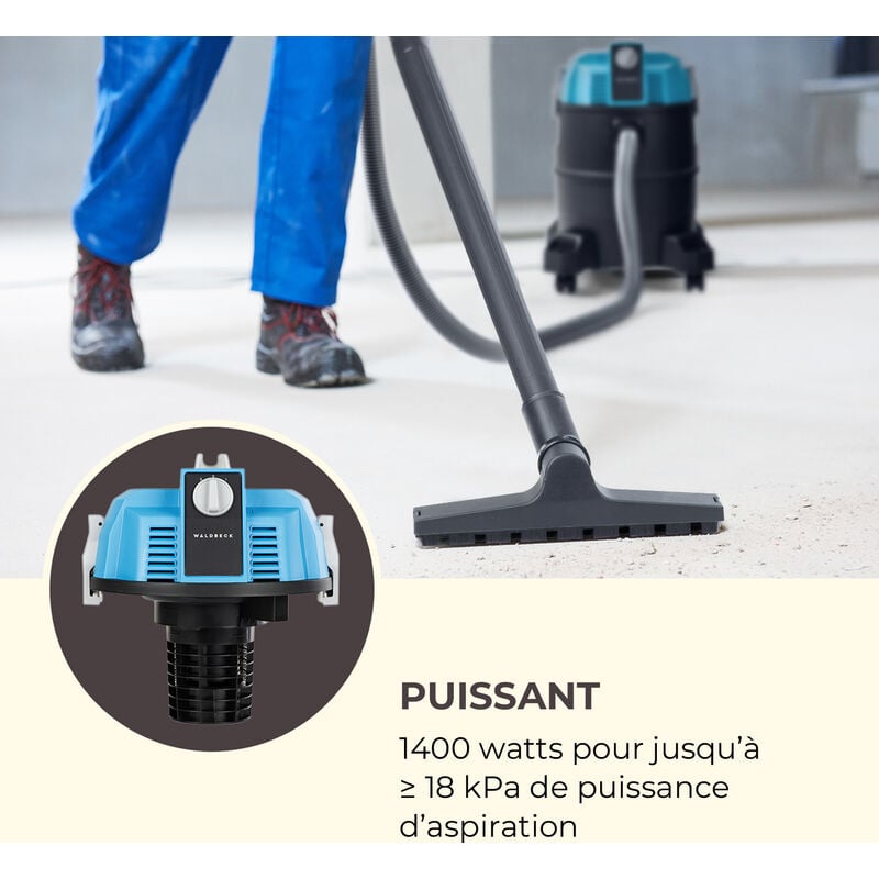 EINHELL TE-VC 2350 SACL - Aspirateur poubelle solides et liquides 1600W 50L