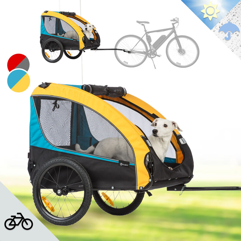 Haloyo Remorque vélo pour Chien Pliable,Chariot Animal Compagnie