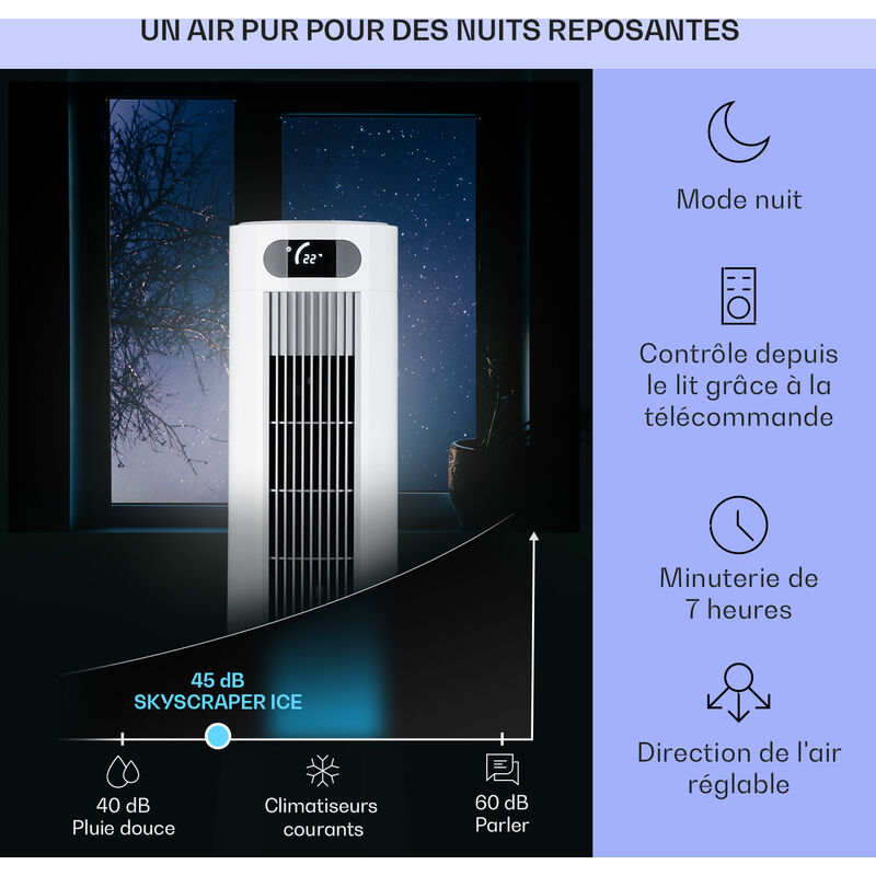 Mini rafraichisseur d'air 12V 44 dB DOMO DO154A