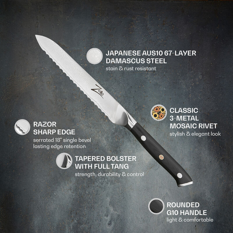Plateau avec support et couteau à huitre inox– Alpha 55