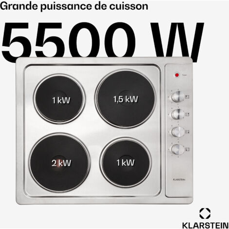ROMMELSBACHER RK 501/SU - Noir - Dessus de table - Plaque scellée