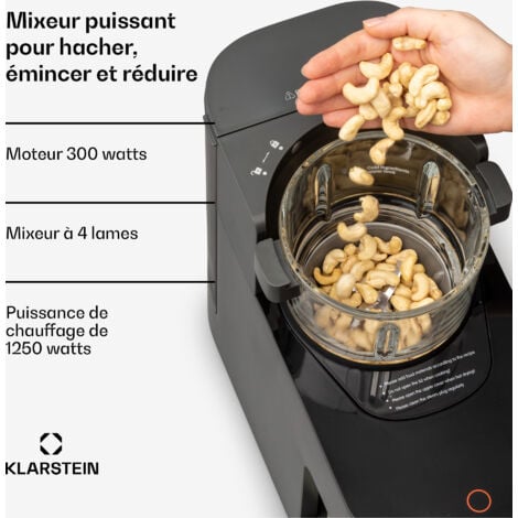 Marcia Nut Milk Maker 300 - 1200 ml 360° Touch Réservoir d'eau amovible