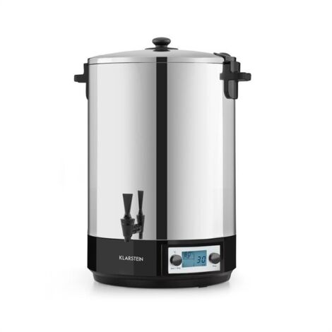 Stérilisateur de bocaux électrique - Klarstein KonfiStar 40 Digital - 40 litres - robinet - 100°C