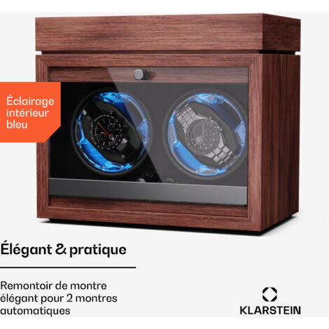 Boîte à Montre Remontoir Automatique Klarstein - Noir - Occasion