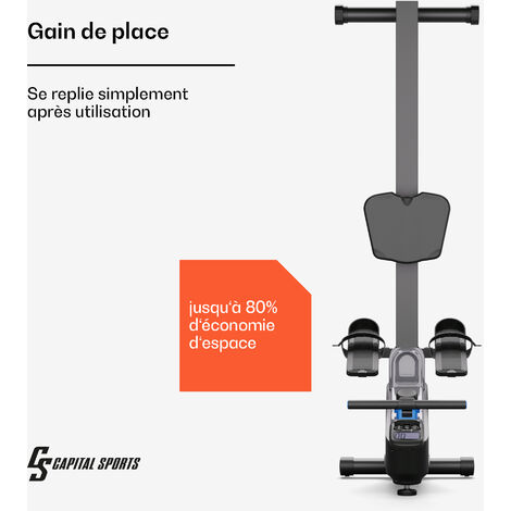 Rameur Magnétique Mosuny 16 Niveaux De Résistance Pliable - Fitness Maison