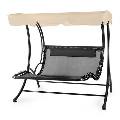 Aristo Balancelle Transat à bascule Transat de jardin Coussin inclus