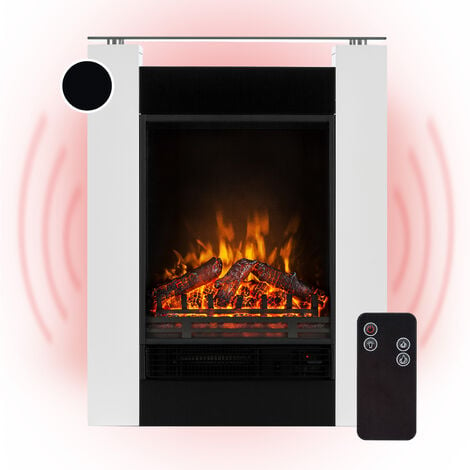 Acheter Chauffage de cheminée électrique 1000W, avec télécommande,  décoration de flamme électrique, chauffage d'espace intérieur Portable