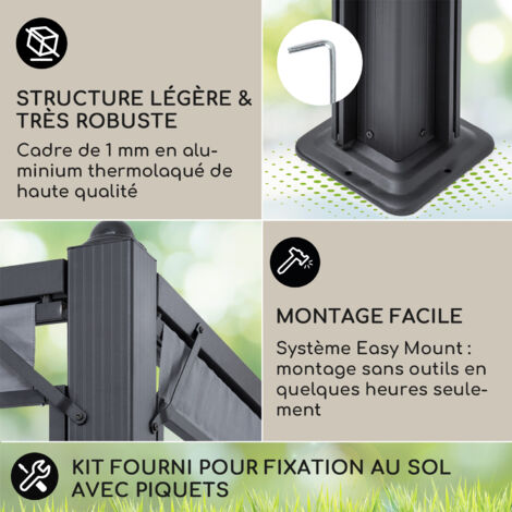 Paravent, Séparateur De Pièces Poteau De Séparation De Pièce D'intimité De 2 3 4 5 6 7 Pieds