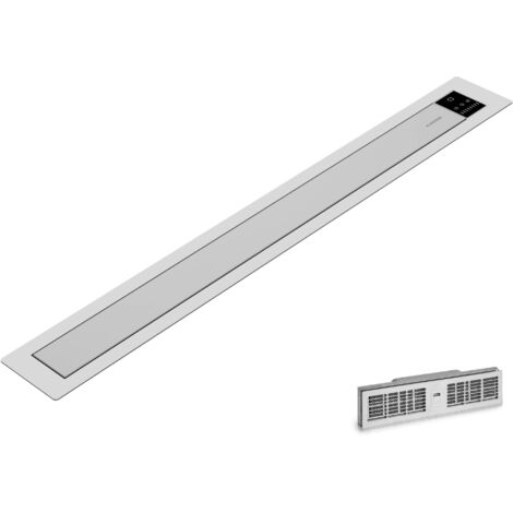 Klarstein – Hotte aspirante escamotable inox 708 m³/h A+ – Technologie Flip-Open – Silencieuse 42-60 dB – Dimensions 57 x 94 x 38 cm