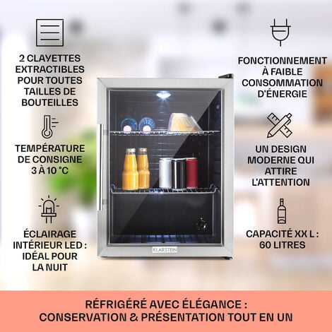 Klarstein Mini réfrigérateur Happy Hour Minibar 32 l au meilleur prix sur