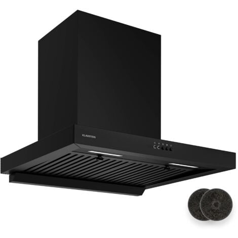 Klarstein Velaire Dunstabzugshaube 60cm - A++ Effizienz, 820 M³/h Boost, Touch-Bedienung & Super Leise