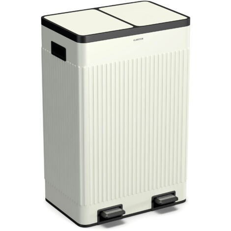 Pattumiera Klarstein Grama 60 Per Raccolta Differenziata - Design Retrò, 2x30L - Foto 2