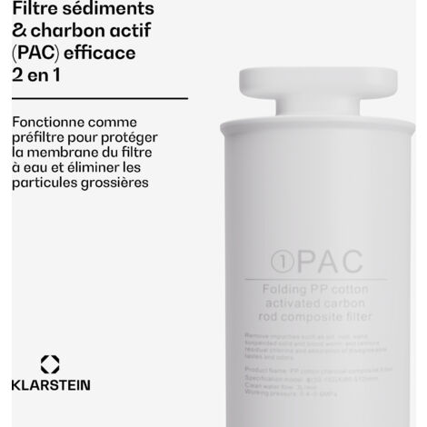 Set Complet Système De Filtre À Eau En 4 Étapes Pour La Génération D'eau Potable Et Sûre À Boire