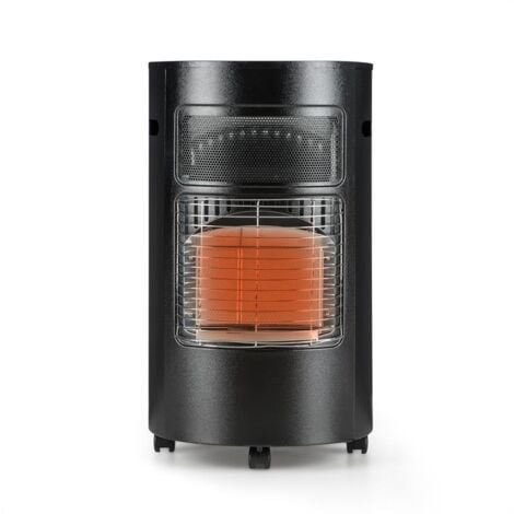 Blumfeldt Bonaparte Poêle à gaz brûleur céramique infrarouge Chauffage à gaz 4,2 kW - Noir