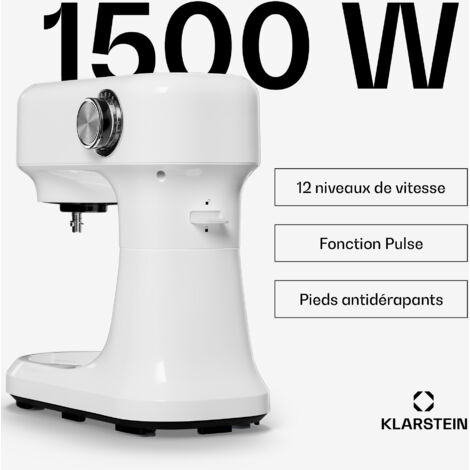 Facelle Robot Patissier Multifonctions de Cuisine 1500W 8.5L, Puissant