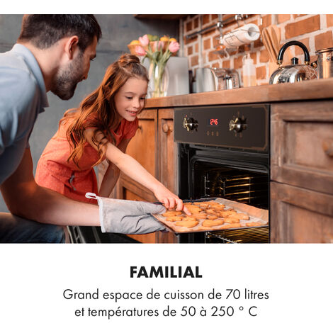 Elizabeth four encastrable design rétro 6 fonctions 50-250 ° C noir