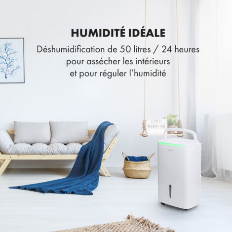Déshumidificateur Klarstein DryFy Connect 50 compression 50l/d 45-55m² blanc