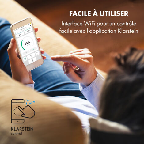 Déshumidificateur Klarstein DryFy Connect 50 compression 50l/d 45-55m² blanc