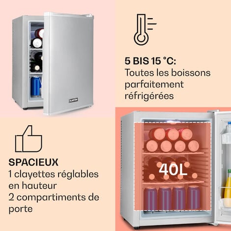 Mini Frigo Minibar Petit Réfrigérateur Boissons Glacière Chauffant
