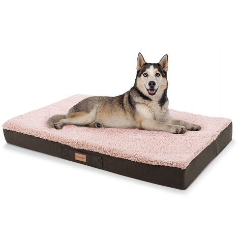 Panier Pour Chien Personnalisable Taille L - Mousse Mémoire De Forme, Fond Antidérapant, Housse Lavable