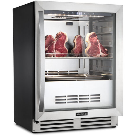 Klarstein – Cave de maturation de la viande 98 L – Température 1-25 °C – Rack en acier inoxydable – Purification UVC intégrée - ZONE 98 L