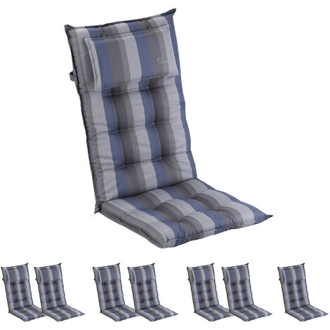 Coussins De Chaise Ronds 50x50cm - Imperméables Intérieur/Extérieur - Jardin, Balcon, Salon