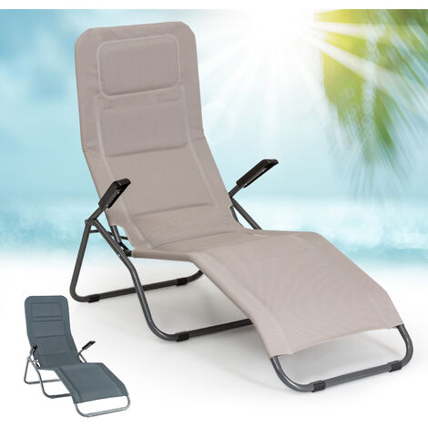 Transat Double Blumfeldt - 2 Places Avec Pare-soleil - Imperméable, Dossier Réglable - Pour Jardin, Piscine - 4