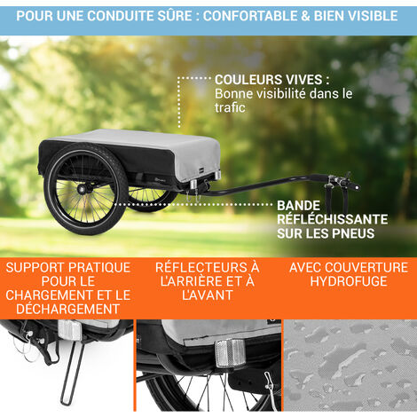 Attache Remorque Vélo En Acier - Déverrouillage Rapide, Compatible Remorques Enfants Et Chiens